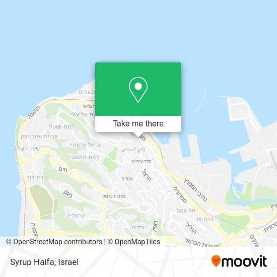Карта Syrup Haifa
