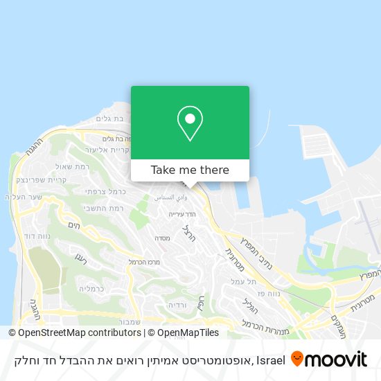 אופטומטריסט אמיתין רואים את ההבדל חד וחלק map