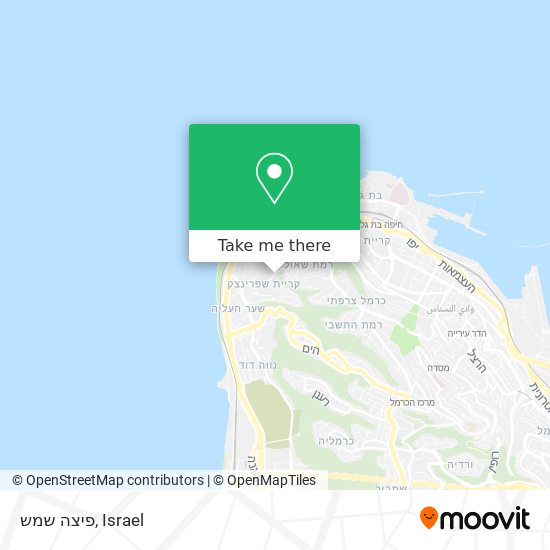 פיצה שמש map