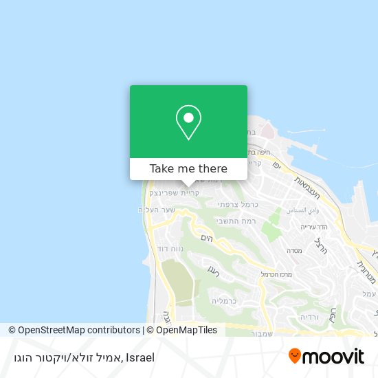 אמיל זולא/ויקטור הוגו map