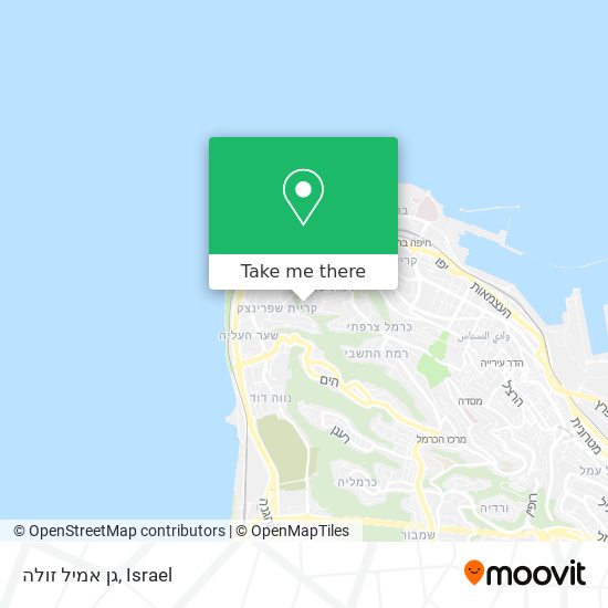 גן אמיל זולה map