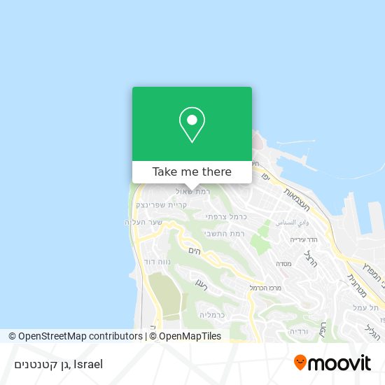 גן קטנטנים map