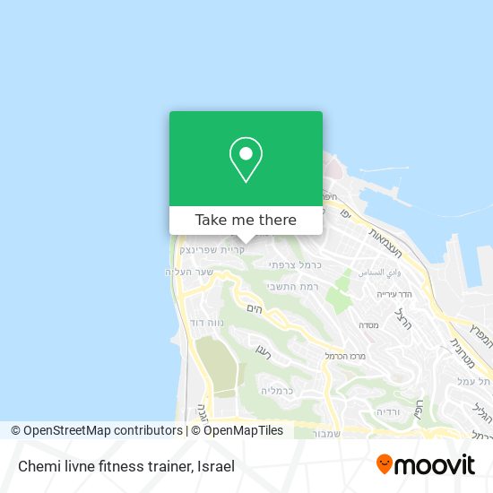 Chemi livne fitness trainer map