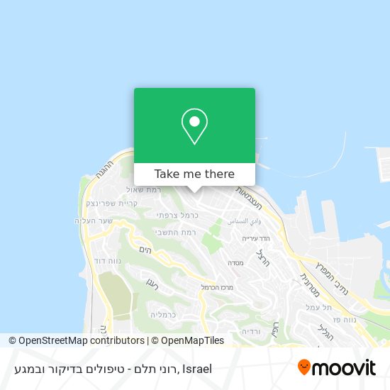 רוני תלם - טיפולים בדיקור ובמגע map