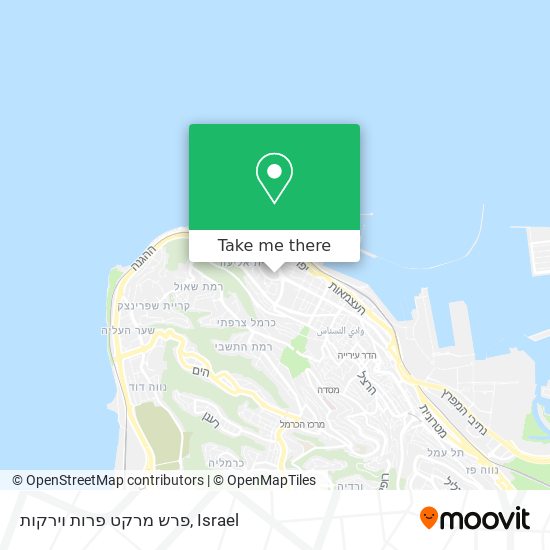 פרש מרקט פרות וירקות map