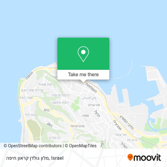 מלון גולדן קראון חיפה map