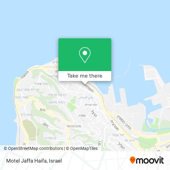 Motel Jaffa Haifa map