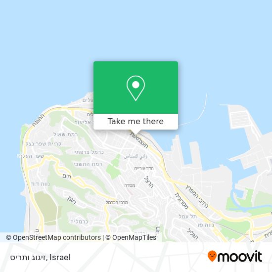 זיגוג ותריס map