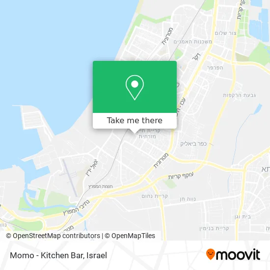 Карта Momo - Kitchen Bar