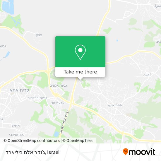 ג'וקר אלם ביליארד map