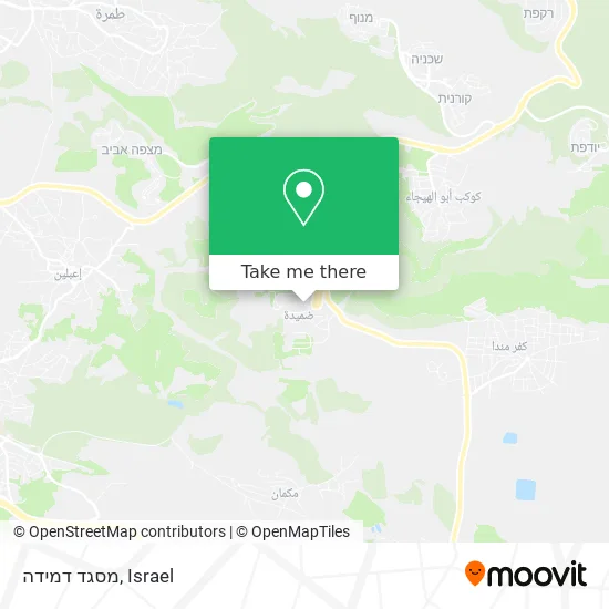 Карта מסגד דמידה