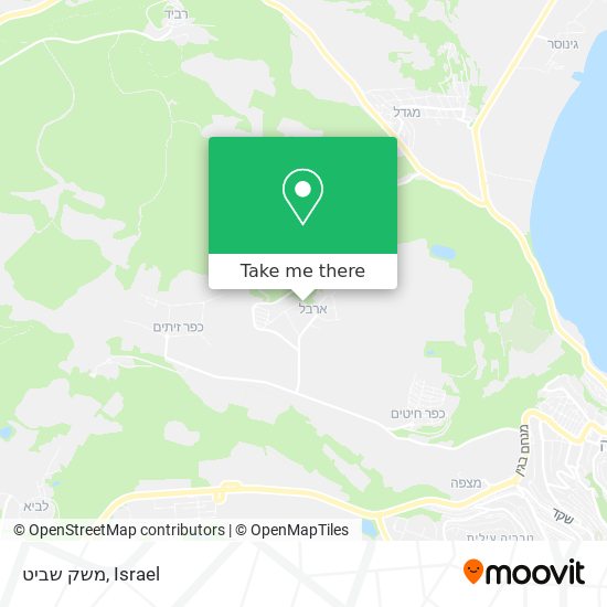 משק שביט map