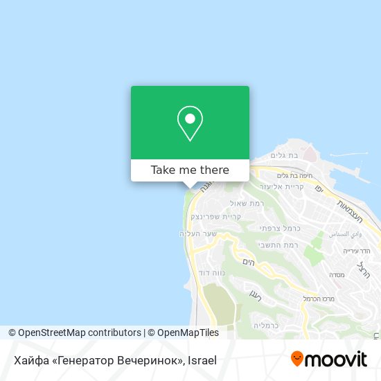Хайфа «Генератор Вечеринок» map