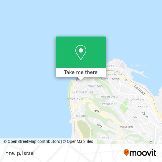 גן שחר map
