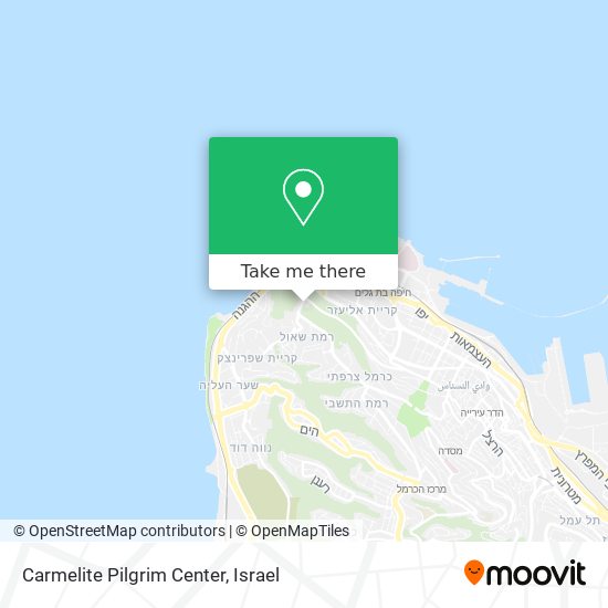 Carmelite Pilgrim Center map