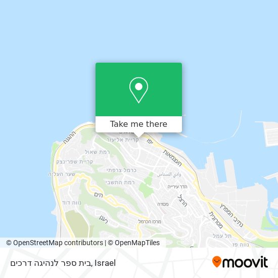 בית ספר לנהיגה דרכים map