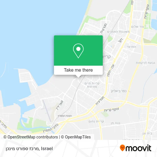 מרכז ספורט מינכן map