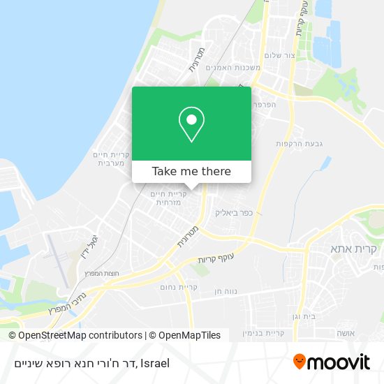 דר ח'ורי חנא רופא שיניים map