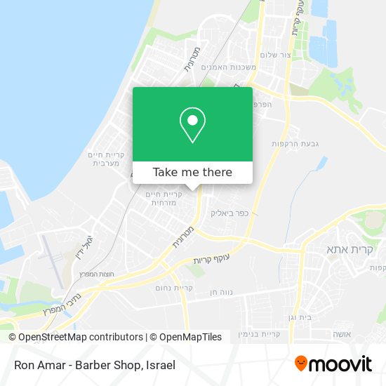Ron Amar - Barber Shop map