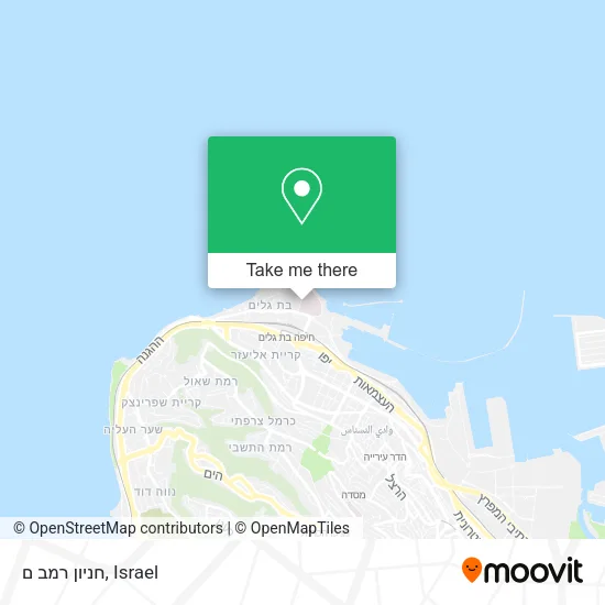 Карта חניון רמב ם