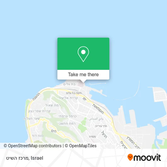 Карта מרכז השיט