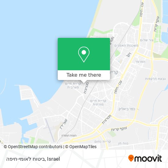 ביטוח לאומי-חיפה map