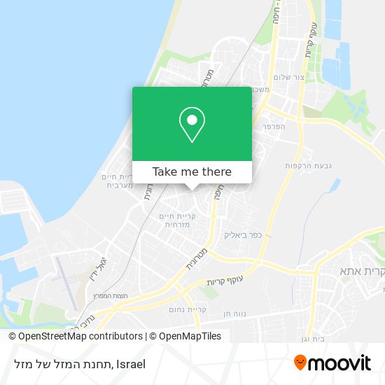 תחנת המזל של מזל map