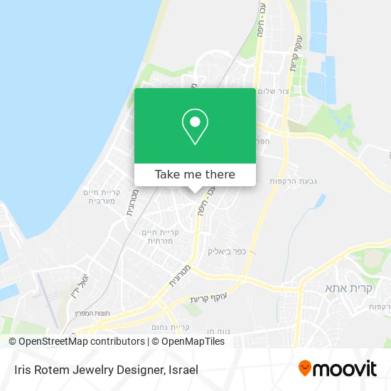 Iris Rotem Jewelry Designer map