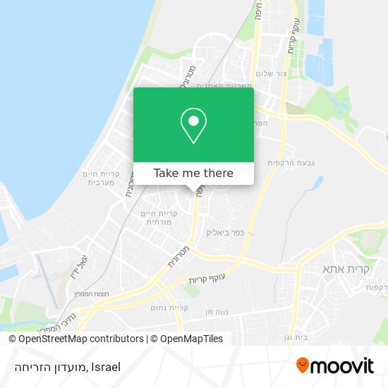 מועדון הזריחה map