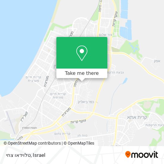 טלוידאו צחי map