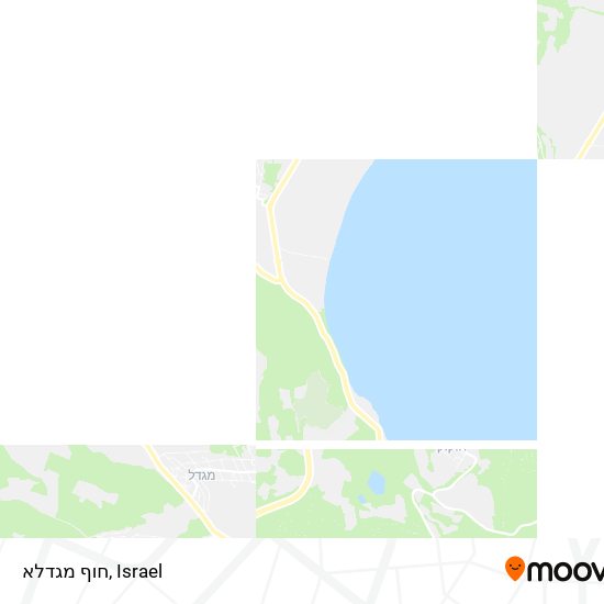 חוף מגדלא map