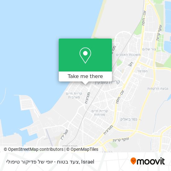 צעד בטוח - יופי של פדיקור טיפולי map
