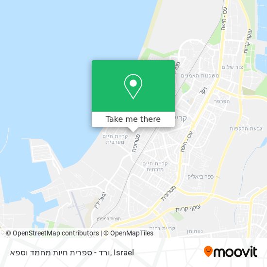 ורד - ספרית חיות מחמד וספא map