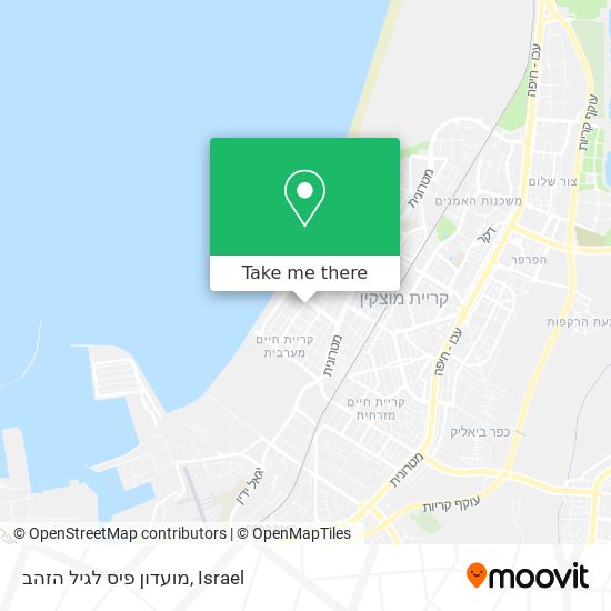 מועדון פיס לגיל הזהב map