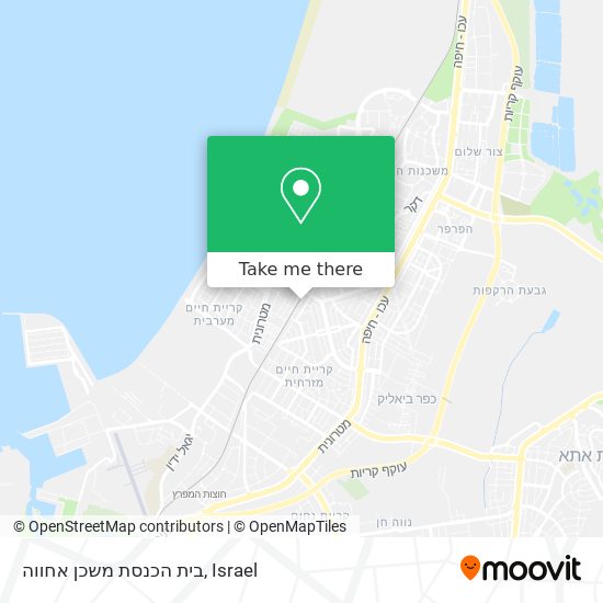 Карта בית הכנסת משכן אחווה