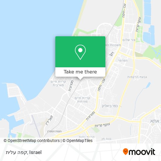 קפה עלית map