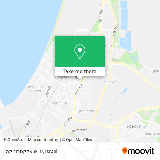 א. ש אלקטרוניקה map