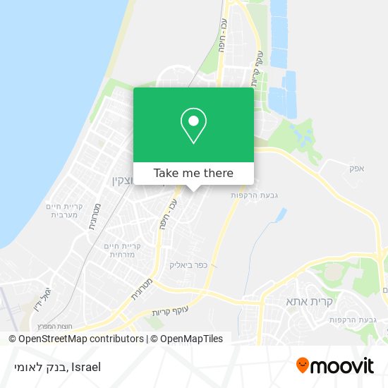 בנק לאומי map