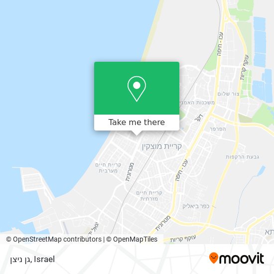 גן ניצן map