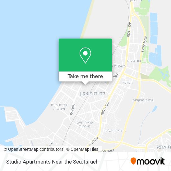 Map Of Apartments Near Me How To Get To Studio Apartments Near The Sea In חיפה By Bus Or Israel Railways