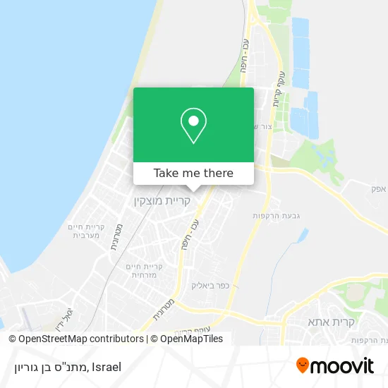 Карта מתנ''ס בן גוריון
