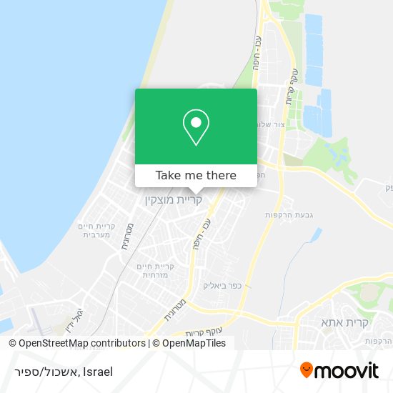 אשכול/ספיר map