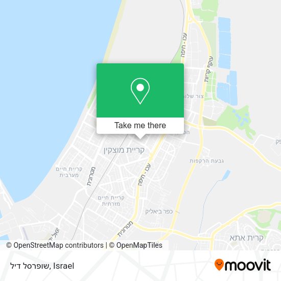 שופרסל דיל map