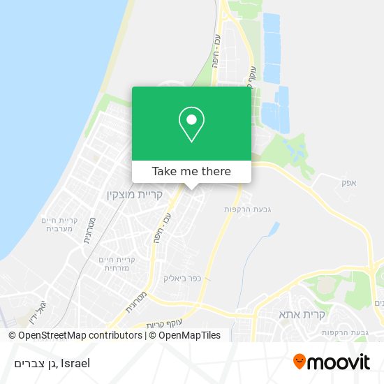 גן צברים map