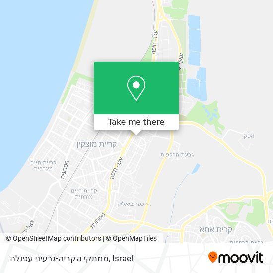 ממתקי הקריה-גרעיני עפולה map