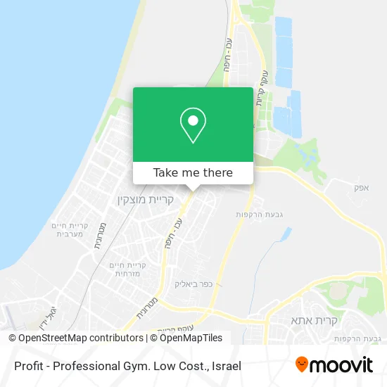 Карта Profit - Professional Gym. Low Cost.