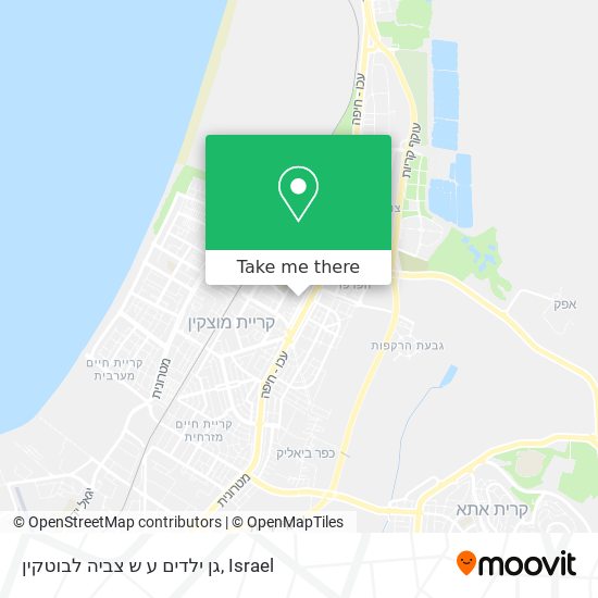 גן ילדים ע ש צביה לבוטקין map