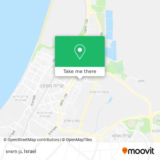 Карта גן פשוש