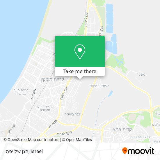 הגן של יפה map