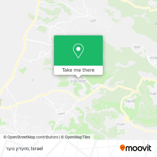 מועדון נוער map